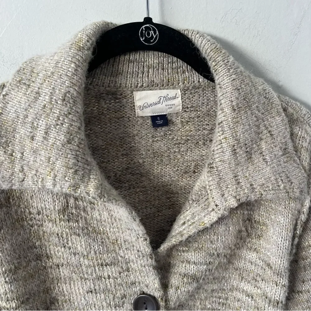 Universal Thread Green Marled Crop Sweater - Picture 2 of 6